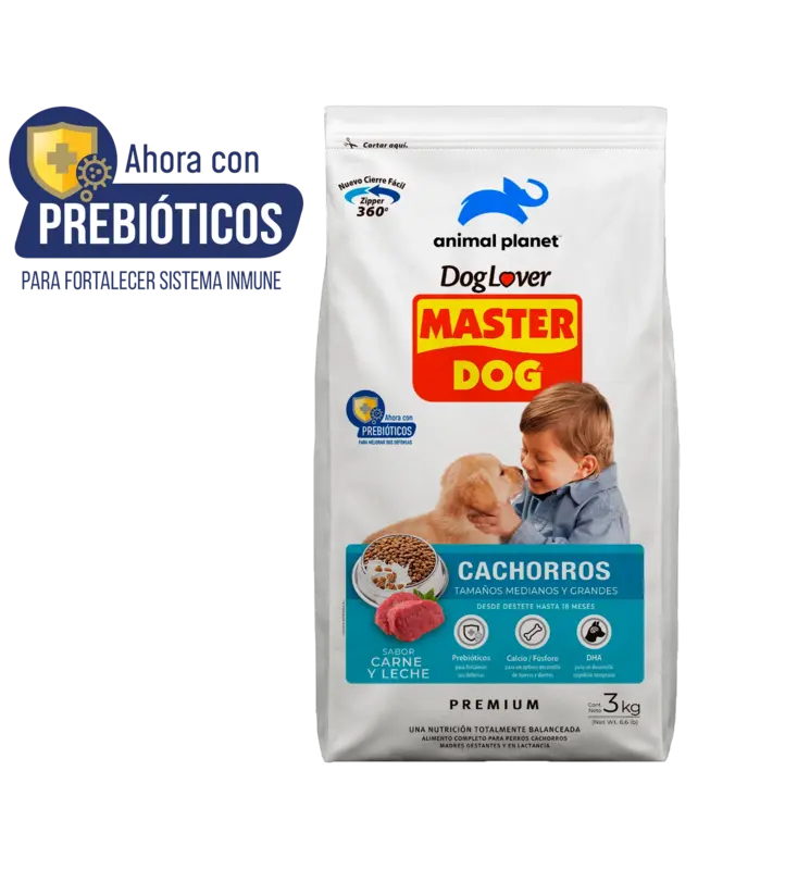 Master Dog Cachorros Razas Medianas y Grandes